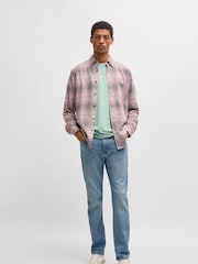 BOSS Blue Slim-Fit Comfort-Stretch Denim Jeans - Image 3 of 5
