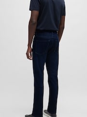 BOSS Blue Slim-Fit Cashmere-Touch Denim Jeans - Image 2 of 5
