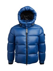 JACK1T Blue EZ Slick Puffer Hooded Jacket - Image 7 of 7
