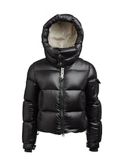 JACK1T EZ Slick Puffer Hooded Black Jacket - Image 7 of 7