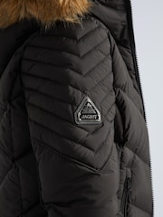 JACK1T Opium Luxe Parka Black Coat - Image 3 of 7