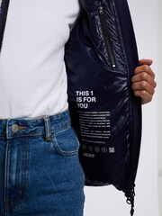 JACK1T Expedition Sherpa Racer Down White Jacket - Bild 6 von 7