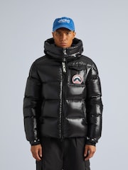 JACK1T Front Runner Slick Puffer Black Jacket - Image 1 of 7