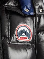 JACK1T Front Runner Slick Puffer Black Jacket - Image 5 of 7