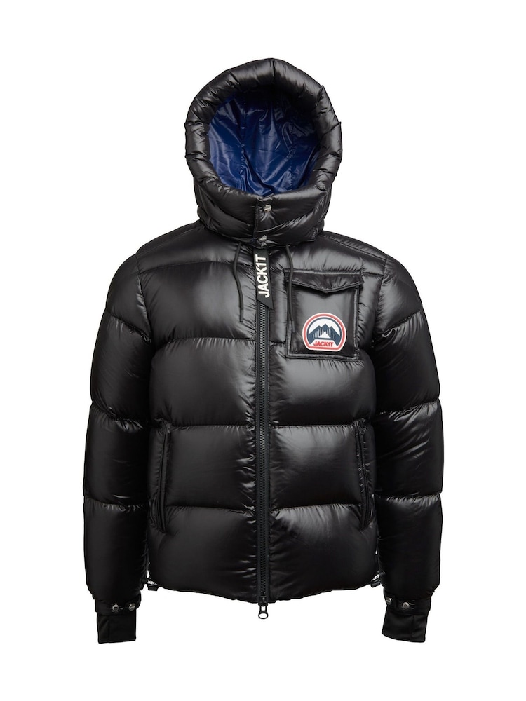 JACK1T Front Runner Slick Puffer Black Jacket - Image 7 of 7