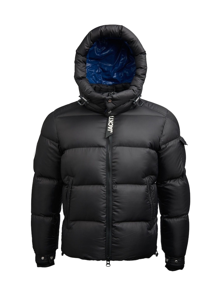 JACK1T EZ Dry Puffer Hooded Black Jacket - Image 7 of 7