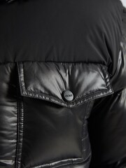 JACK1T Diamond Down Ghost Black Coat - Imagen 4 de 7