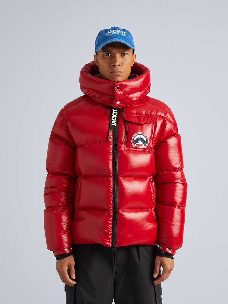 JACK1T Front Runner Slick Puffer Black Jacket - Image 1 of 7