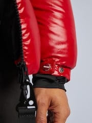 JACK1T Front Runner Slick Puffer Black Jacket - Image 6 of 7