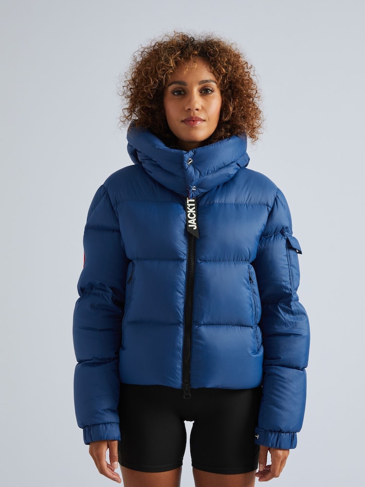 Azul - Chaqueta con capucha Dry Puffer de JACK1T EZ - Imagen 1 de 7