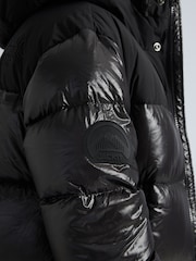 JACK1T Diamond Down Black Coat - Image 3 of 7