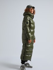 JACK1T EZ Slick Puffer Hooded Ultra Long Coat - Image 3 of 7