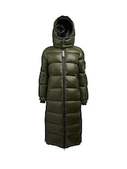 JACK1T EZ Slick Puffer Hooded Ultra Long Coat - Image 7 of 7