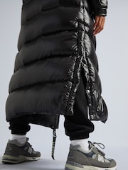 JACK1T EZ Slick Puffer Hooded Ultra Long Coat - Image 5 of 7