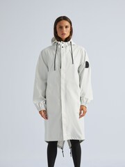 JACK1T Unisex ELEMENTS Long Raincoat - Image 1 of 4