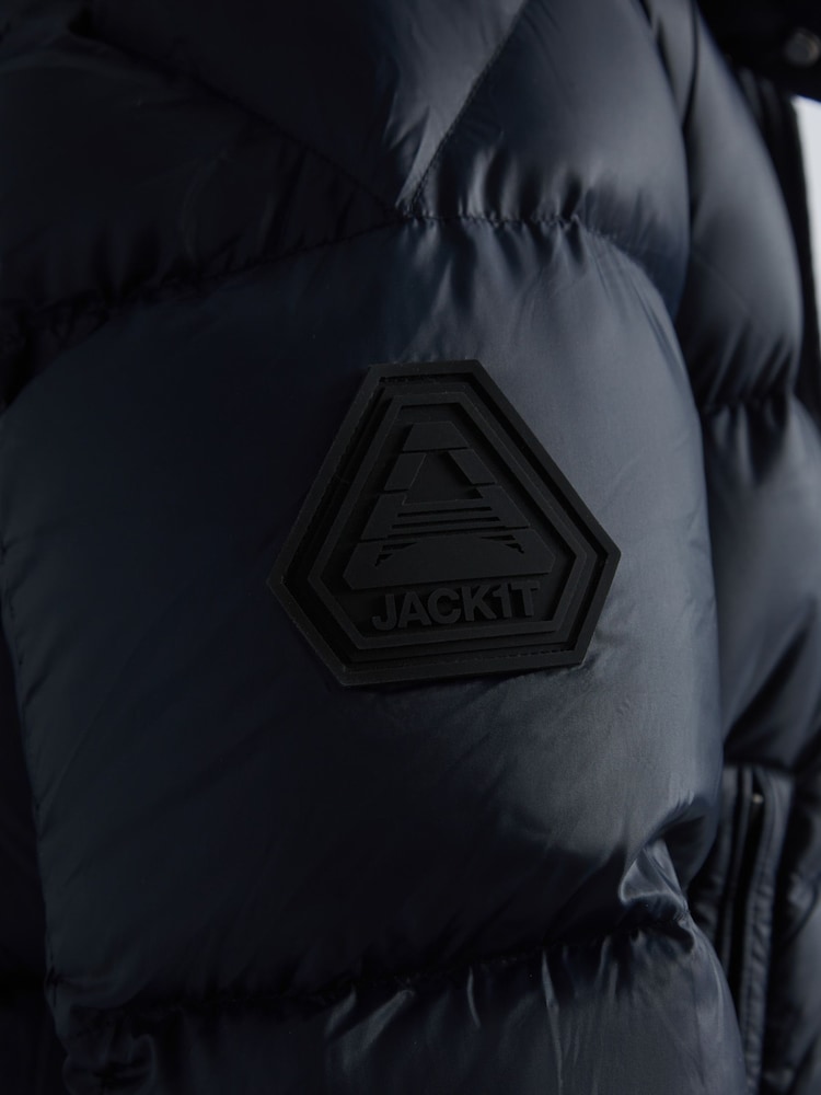 JACK1T EZ Dry Puffer Hooded Black Jacket - Image 7 of 7