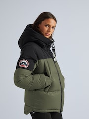 JACK1T Luna Down Hooded Puffer Black Jacket - Image 3 of 7