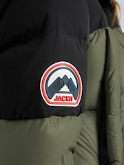 JACK1T Luna Down Hooded Puffer Black Jacket - Image 4 of 7