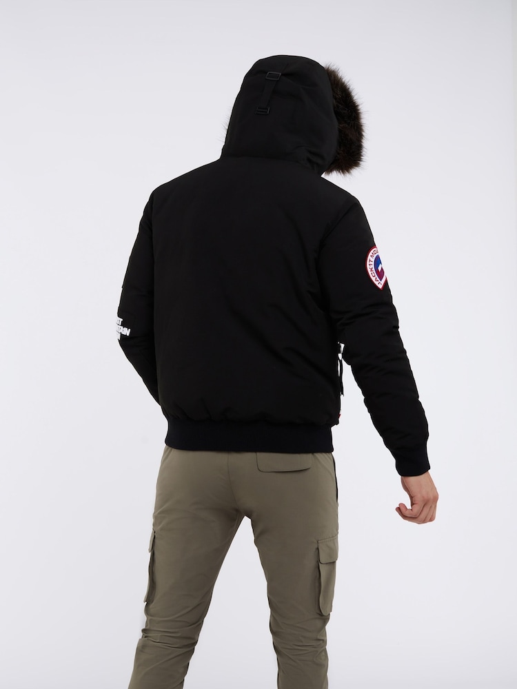 JACK1T Neo Mountain Bomber Black Jacket - Image 2 of 7