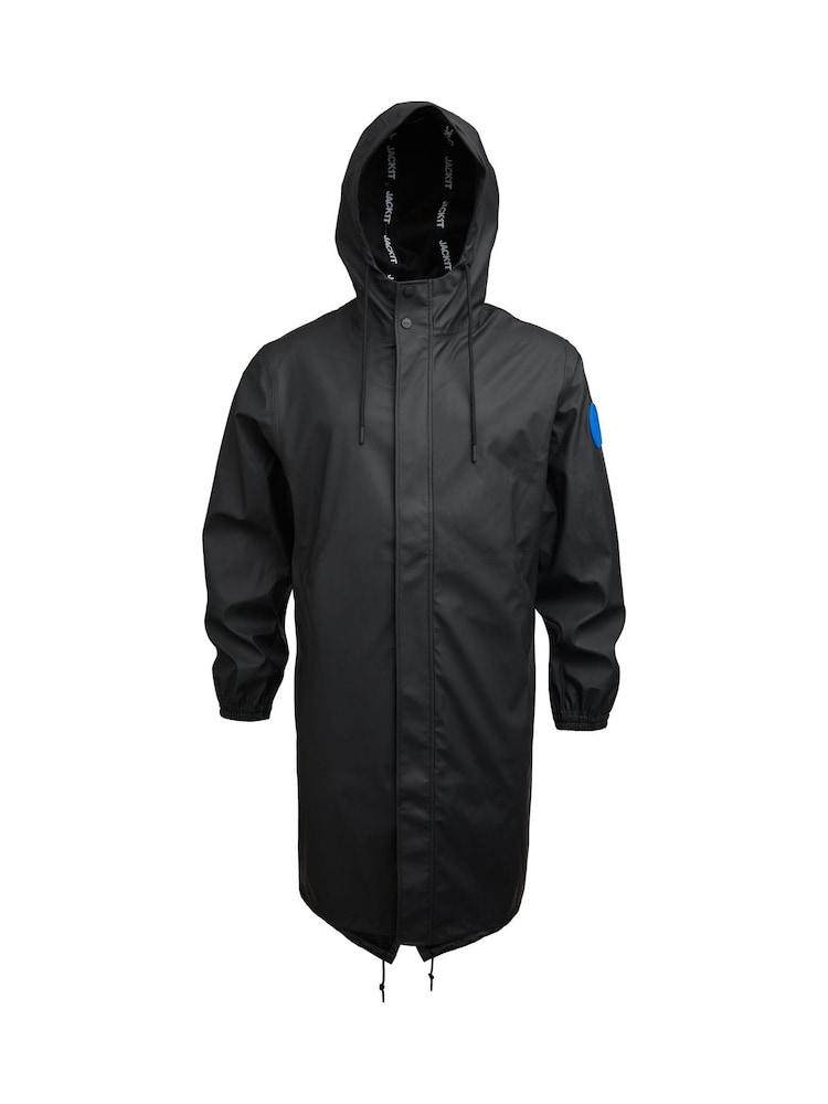 JACK1T Unisex ELEMENTS Long Raincoat - Image 4 of 4