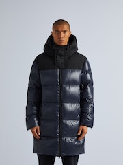 JACK1T Diamond Down Black Coat - Image 1 of 7