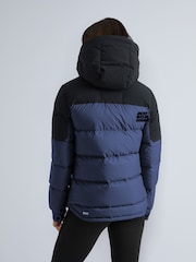 JACK1T Luna Down Hooded Puffer Black Jacket - Image 2 of 7