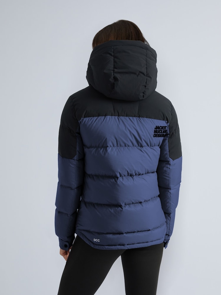 JACK1T Luna Down Hooded Puffer Black Jacket - Image 2 of 7