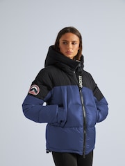 JACK1T Luna Down Hooded Puffer Black Jacket - Image 3 of 7