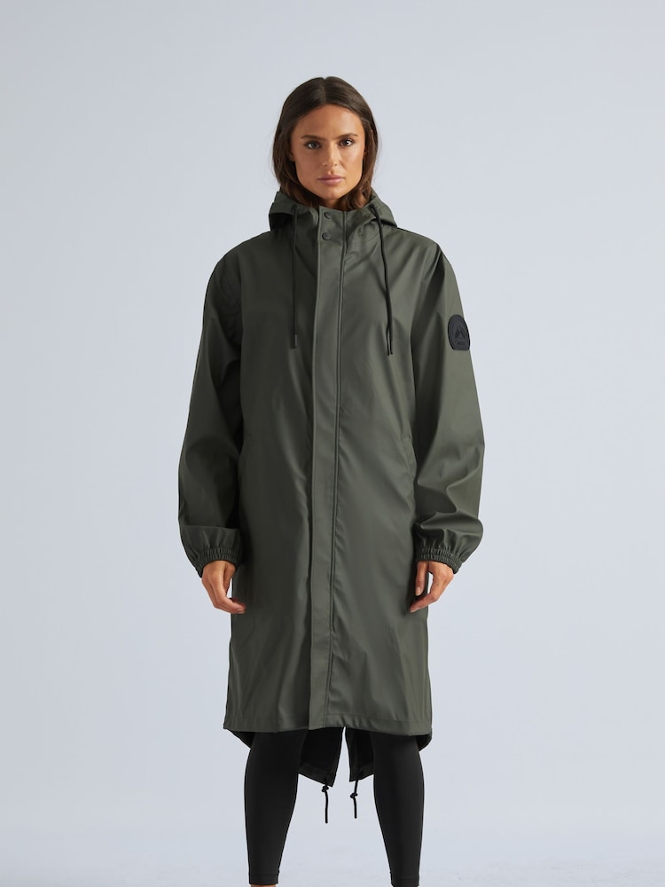 JACK1T Unisex ELEMENTS Long Raincoat - Image 1 of 4