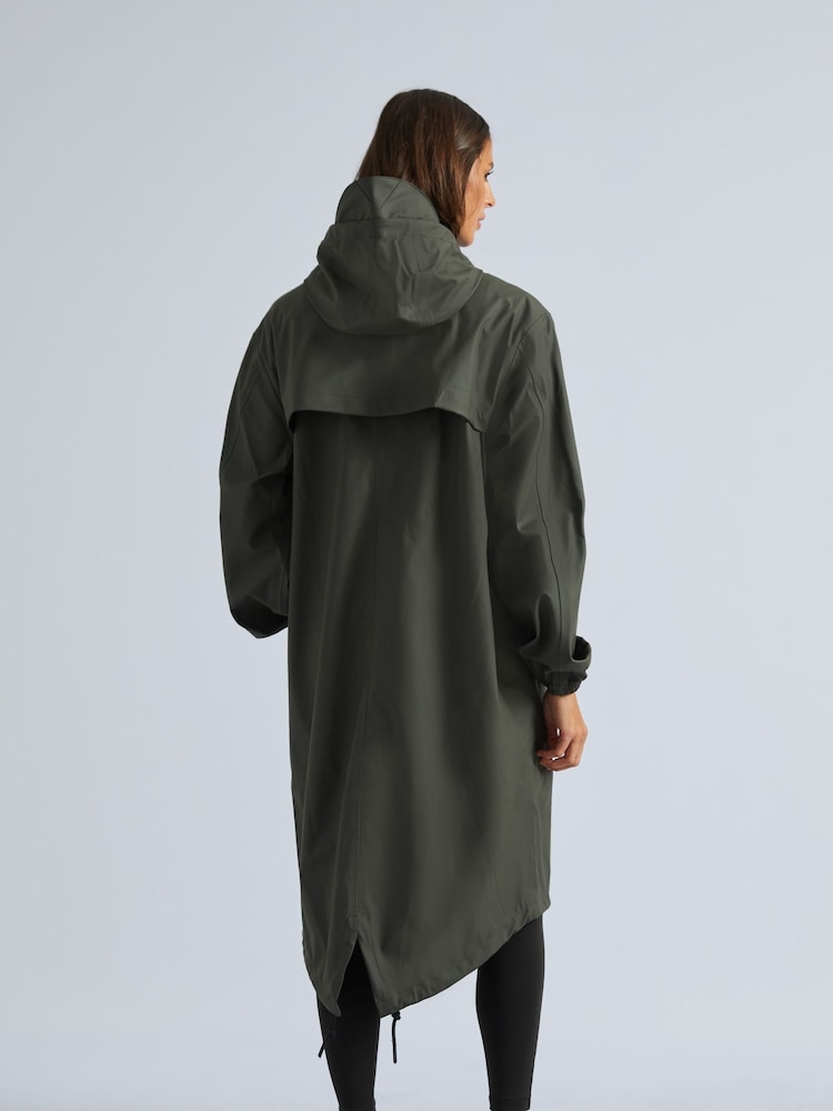 JACK1T Unisex ELEMENTS Long Raincoat - Image 2 of 4