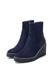Moda in Pelle Kallie Platform Wedge Ankle Boots With Chain Detail - Image 2 of 4