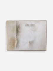 N. Premium Natural Textured Abstract Wooden Framed Wall Art - Image 7 of 8