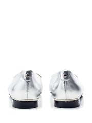 Prata - Moda in Pelle Hermionee Pointed Glitz Bow Flats - Imagem 3 de 4
