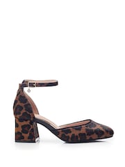 Moda in Pelle Dalziah Square Toe Block Heel Mutli Strap Shoes - Image 1 of 4