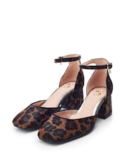 Moda in Pelle Dalziah Square Toe Block Heel Mutli Strap Shoes - Image 2 of 4
