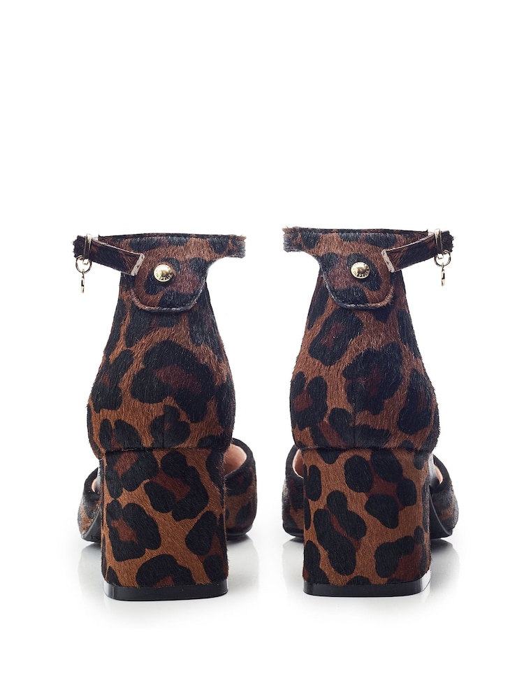 Moda in Pelle Dalziah Square Toe Block Heel Mutli Strap Shoes - Image 3 of 4