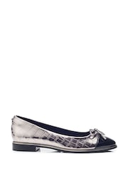 Moda in Pelle Grey Fronton Soft Square čevlji s plosko peto/brez pete balerinke - Slika 1 iz 4