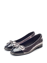 Moda in Pelle Grey Fronton Soft Square čevlji s plosko peto/brez pete balerinke - Slika 2 iz 4