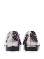 Moda in Pelle Grey Fronton Soft Square čevlji s plosko peto/brez pete balerinke - Slika 3 iz 4