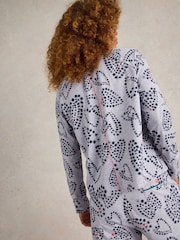 White Stuff Fern Tie Hem Jersey Pyjama Top - Image 2 of 6