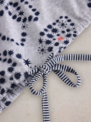 White Stuff Fern Tie Hem Jersey Pyjama Top - Image 6 of 6