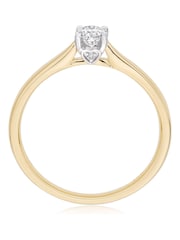 Beaverbrooks 18ct Yellow Gold Diamond Solitaire Ring - Image 2 of 5