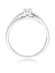 Beaverbrooks 9ct Diamond Solitaire Ring - Image 2 of 6