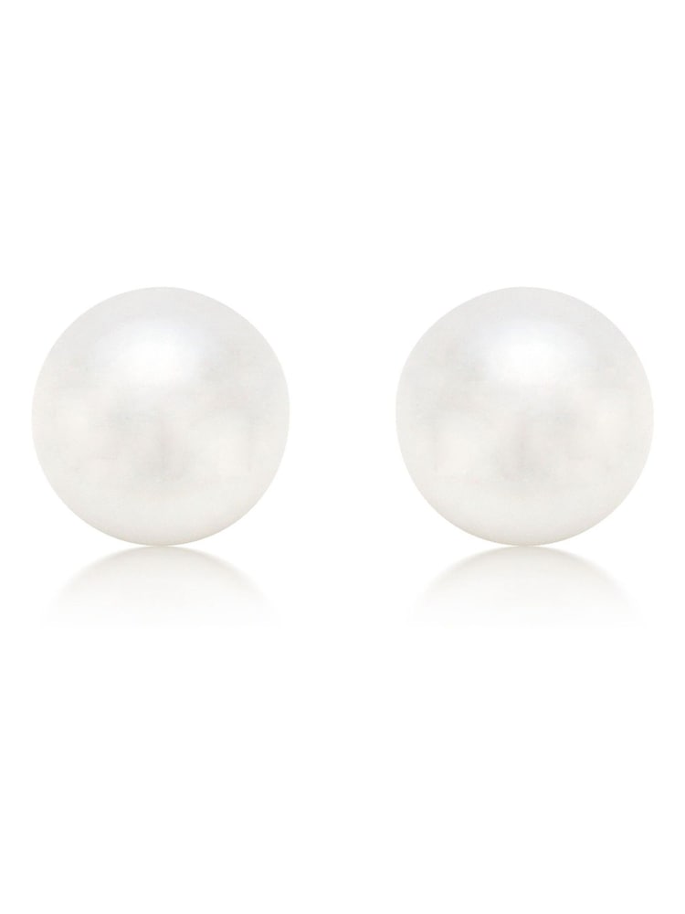 Beaverbrooks 9ct Yellow Gold Freshwater Cultured Pearl Stud Earrings - Image 1 of 3