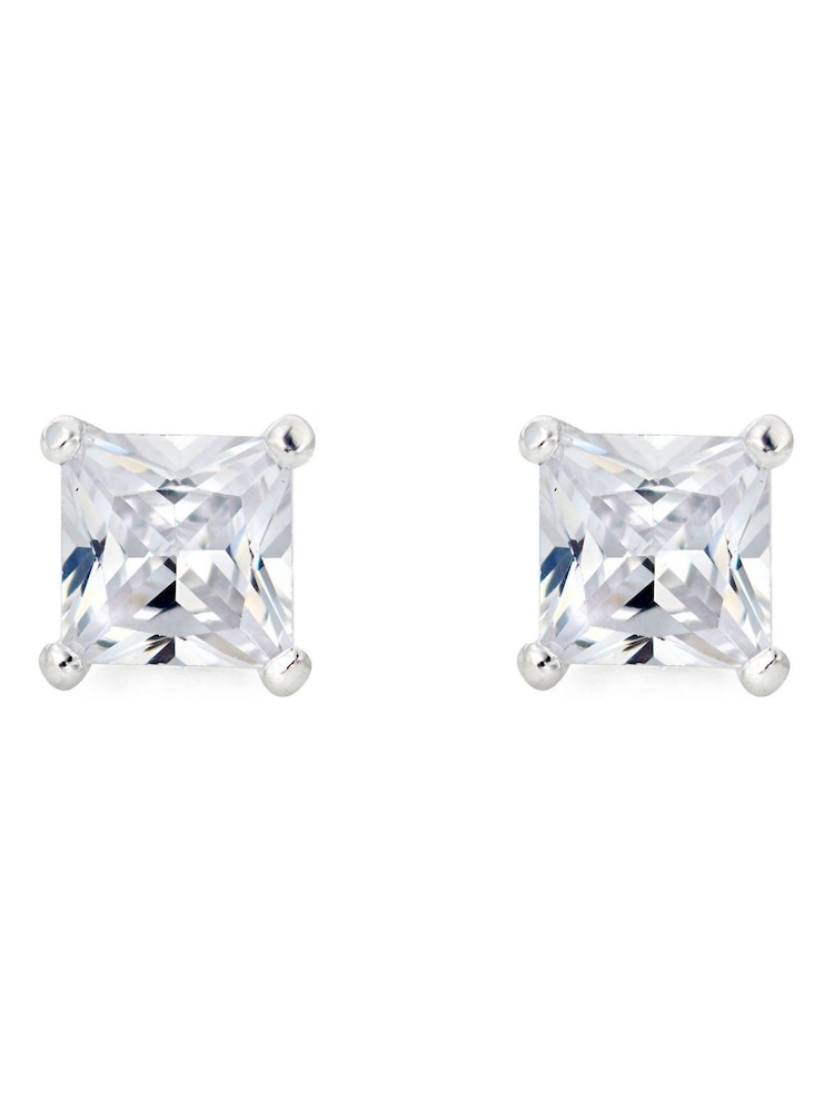 Beaverbrooks Sterling Silver Cubic Zirconia Earrings Set - Image 2 of 6