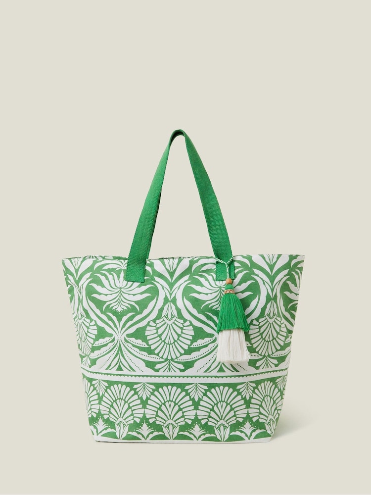 Accessorize Okrasni potisk; vzorec Tassel Totes Bag - Slika 1 iz 2