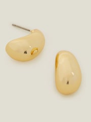 Accessorize Tone 14ct Srednje Teardrop Stud uhani - Slika 1 iz 3