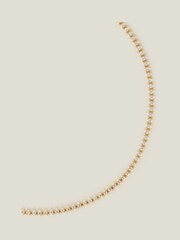 Accessorize Gold Tone 14ct Marquise Choker Necklace - Image 2 of 3