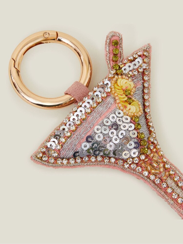 Accessorize Silver Embellished Cocktail Charm Bag - Image 2 of 2