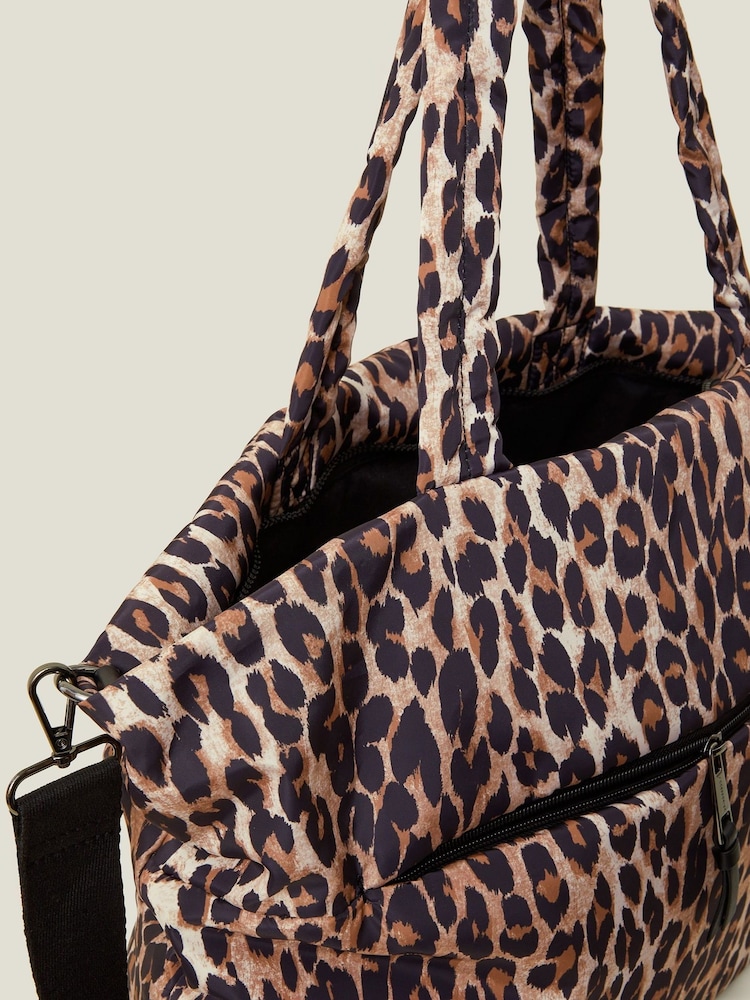 Accessorize Leopard potisk; vzorec Shopper velika/vrečasta torba Bag - Slika 2 iz 2 Accessorize Leopard potisk; vzorec Shopper velika/vrečasta torba Bag - Slika 2 iz 2